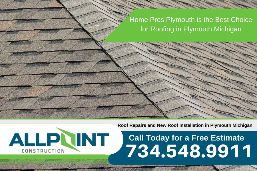 Home Pros Plymouth is the Best Choice for Roofing in Plymouth Michigan