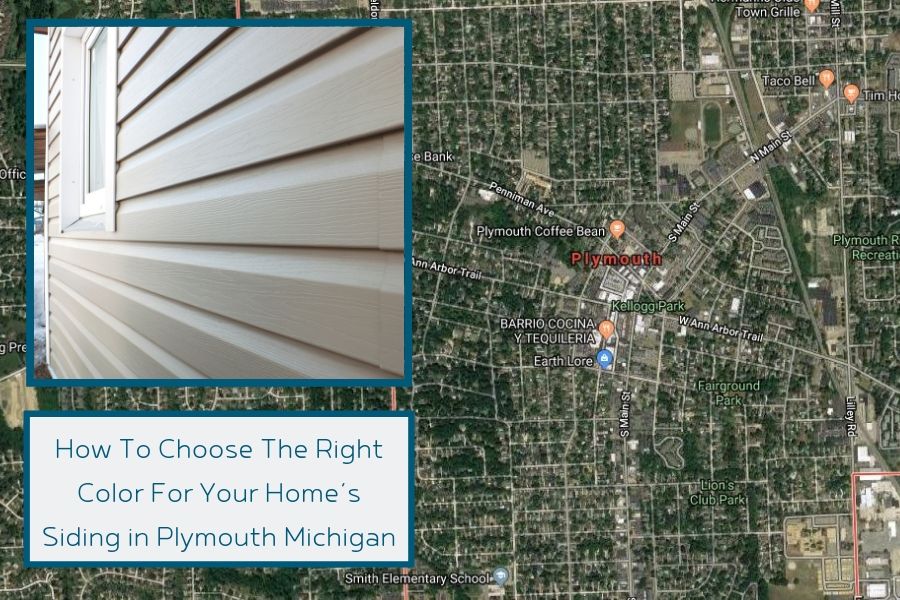 How To Choose The Right Color For Your Home Siding in Plymouth Michigan